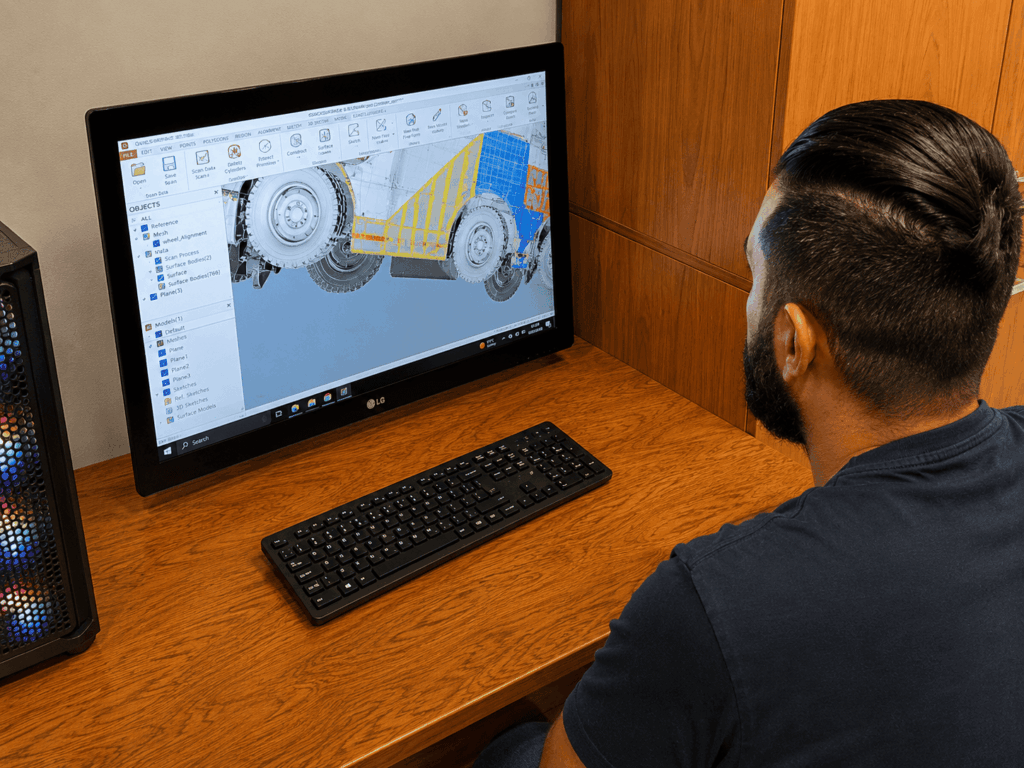 Reverse Engineering CAD σχεδιασμός και επεξεργασία τρισδιάστατου μοντέλου